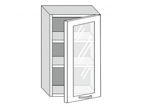 19.50.3 Шкаф настенный (h=913) на 500мм с 1-ой стекл. дверцей в Чусовом - chusovoj.magazinmebel.ru | фото