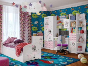 Детская комната Юниор-2 Мальвина в Чусовом - chusovoj.magazinmebel.ru | фото