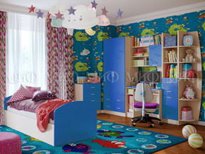 Детская комната Юниор-2 Синий в Чусовом - chusovoj.magazinmebel.ru | фото