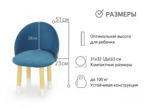 Детский мягкий стул Stumpa морской в Чусовом - chusovoj.magazinmebel.ru | фото - изображение 2