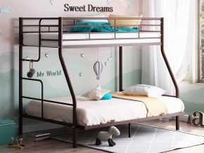 Двухъярусная кровать Гранада-3 140 коричневый в Чусовом - chusovoj.magazinmebel.ru | фото - изображение 1