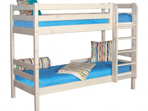Двухъярусная кровать Соня с прямой лестницей Вариант 9 белая в Чусовом - chusovoj.magazinmebel.ru | фото - изображение 2