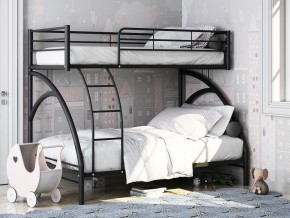 Двухъярусная кровать Виньола 2 Черная в Чусовом - chusovoj.magazinmebel.ru | фото