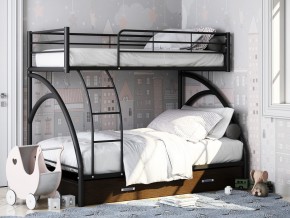 Двухъярусная кровать Виньола-2 Я черный в Чусовом - chusovoj.magazinmebel.ru | фото