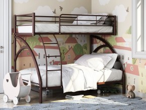 Двухъярусная кровать Виньола 2 Коричневая в Чусовом - chusovoj.magazinmebel.ru | фото