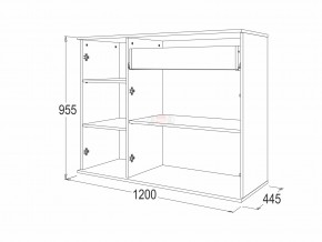 Комод 10 фант ясень анкор в Чусовом - chusovoj.magazinmebel.ru | фото - изображение 2