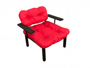 Кресло Дачное красная подушка в Чусовом - chusovoj.magazinmebel.ru | фото