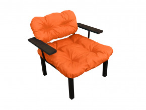 Кресло Дачное оранжевая подушка в Чусовом - chusovoj.magazinmebel.ru | фото