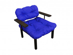 Кресло Дачное синяя подушка в Чусовом - chusovoj.magazinmebel.ru | фото