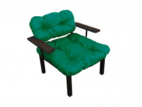 Кресло Дачное зелёная подушка в Чусовом - chusovoj.magazinmebel.ru | фото