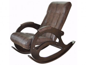 Кресло-качалка К 5/1 коричневый крокодил в Чусовом - chusovoj.magazinmebel.ru | фото - изображение 1