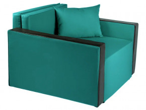 Кресло-кровать Милена с подлокотниками рогожка emerald в Чусовом - chusovoj.magazinmebel.ru | фото