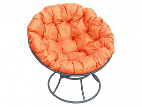 Кресло Папасан без ротанга оранжевая подушка в Чусовом - chusovoj.magazinmebel.ru | фото
