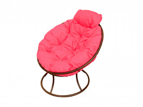 Кресло Папасан мини без ротанга розовая подушка в Чусовом - chusovoj.magazinmebel.ru | фото