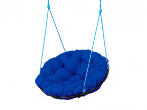 Кресло Папасан подвесное синяя подушка в Чусовом - chusovoj.magazinmebel.ru | фото