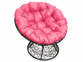 Кресло Папасан с ротангом розовая подушка в Чусовом - chusovoj.magazinmebel.ru | фото