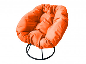 Кресло Пончик без ротанга оранжевая подушка в Чусовом - chusovoj.magazinmebel.ru | фото - изображение 1