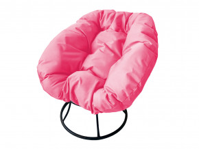 Кресло Пончик без ротанга розовая подушка в Чусовом - chusovoj.magazinmebel.ru | фото