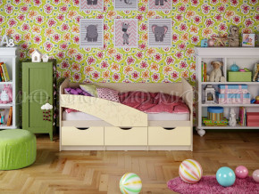 Кровать Бабочки 1600 Ваниль в Чусовом - chusovoj.magazinmebel.ru | фото
