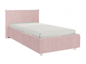Кровать Бест 900 велюр нежно-розовый в Чусовом - chusovoj.magazinmebel.ru | фото - изображение 1