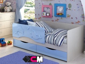 Кровать детская Алиса КР 812 голубая 1600 в Чусовом - chusovoj.magazinmebel.ru | фото