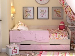 Кровать детская Алиса КР 812 розовая 1600 в Чусовом - chusovoj.magazinmebel.ru | фото