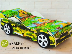 Кровать детская машина Хаки в Чусовом - chusovoj.magazinmebel.ru | фото - изображение 2