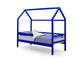 Кровать-домик Svogen с бортиком синий в Чусовом - chusovoj.magazinmebel.ru | фото