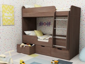Кровать двухъярусная Малыш двойняшка бодега в Чусовом - chusovoj.magazinmebel.ru | фото
