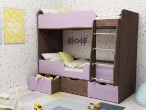 Кровать двухъярусная Малыш двойняшка бодега-ирис в Чусовом - chusovoj.magazinmebel.ru | фото