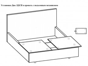 Кровать Феодосия норма 160 с механизмом подъема и дном ЛДСП в Чусовом - chusovoj.magazinmebel.ru | фото - изображение 5