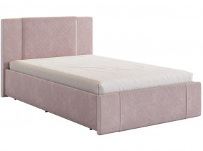 Кровать Хлоя 1200 велюр нежно-розовый в Чусовом - chusovoj.magazinmebel.ru | фото - изображение 1
