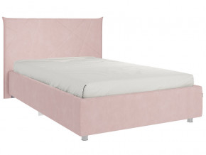 Кровать Квест 1200 велюр нежно-розовый в Чусовом - chusovoj.magazinmebel.ru | фото - изображение 1