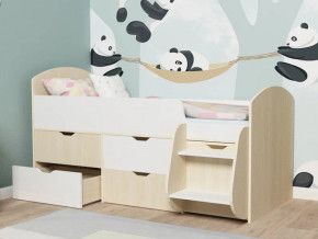 Кровать Малыш-7 Дуб-Белое дерево в Чусовом - chusovoj.magazinmebel.ru | фото - изображение 3