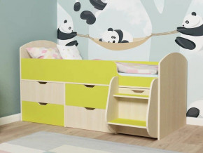 Кровать Малыш-7 Дуб-лайм в Чусовом - chusovoj.magazinmebel.ru | фото