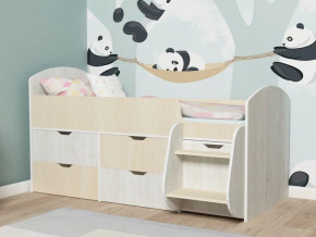Кровать Малыш-7 Винтербер-Дуб в Чусовом - chusovoj.magazinmebel.ru | фото
