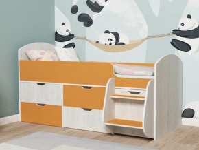 Кровать Малыш-7 Винтербер-Оранжевый в Чусовом - chusovoj.magazinmebel.ru | фото