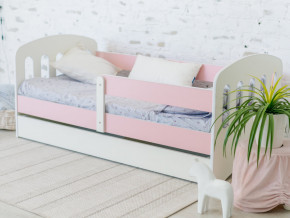 Кровать Малыш с ящиком розовый в Чусовом - chusovoj.magazinmebel.ru | фото