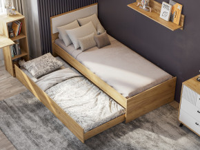 Кровать одинарная Милан выкатная с настилом в Чусовом - chusovoj.magazinmebel.ru | фото