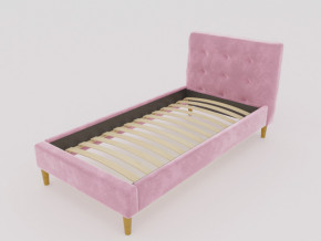 Кровать Пайли 900 розовый в Чусовом - chusovoj.magazinmebel.ru | фото
