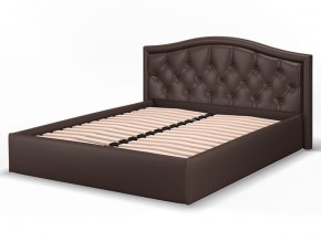 Кровать подъемная Стелла 1400 коричневая в Чусовом - chusovoj.magazinmebel.ru | фото
