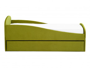 Кровать с ящиком Letmo оливковый (велюр) в Чусовом - chusovoj.magazinmebel.ru | фото - изображение 6
