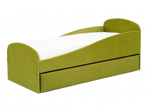 Кровать с ящиком Letmo оливковый (велюр) в Чусовом - chusovoj.magazinmebel.ru | фото - изображение 8