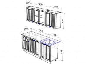 Кухня Хозяюшка 1800 трюфель в Чусовом - chusovoj.magazinmebel.ru | фото - изображение 2