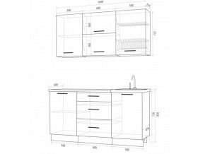 Кухонный гарнитур Флоренс Грин 1600 в Чусовом - chusovoj.magazinmebel.ru | фото - изображение 4