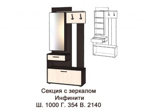Секция с зеркалом в Чусовом - chusovoj.magazinmebel.ru | фото