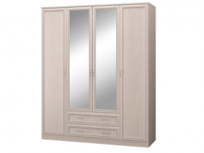 Шкаф 4-х дверный с зеркалом и ящиками в Чусовом - chusovoj.magazinmebel.ru | фото
