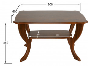 Стол журнальный Маэстро СЖ-01 орех в Чусовом - chusovoj.magazinmebel.ru | фото - изображение 2