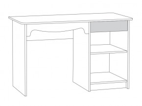 Стол письменный 12.24 Флоренция в Чусовом - chusovoj.magazinmebel.ru | фото - изображение 2