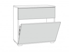 Тумба для обуви 16.127 Октава Белый шагрень в Чусовом - chusovoj.magazinmebel.ru | фото - изображение 2